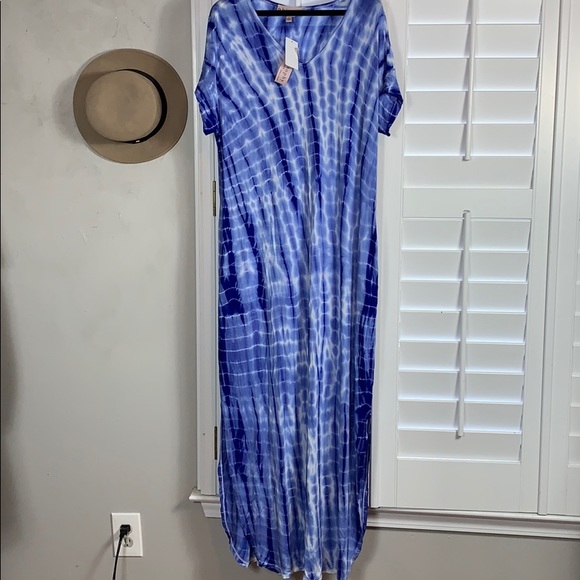 PHILOSOPHY blue Tie Dye Maxi Dress - Picture 2 of 8